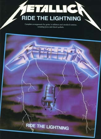 CHERRY LANE METALLICA - RIDE THE LIGHTNING - GUITAR TAB