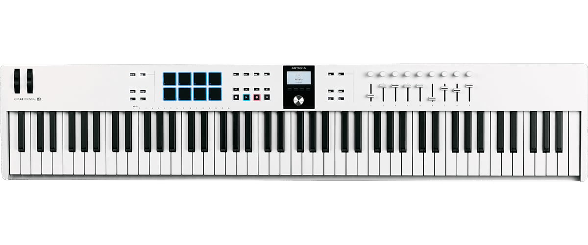 ARTURIA KEYLAB ESSENTIAL 88 MK3 WHITE