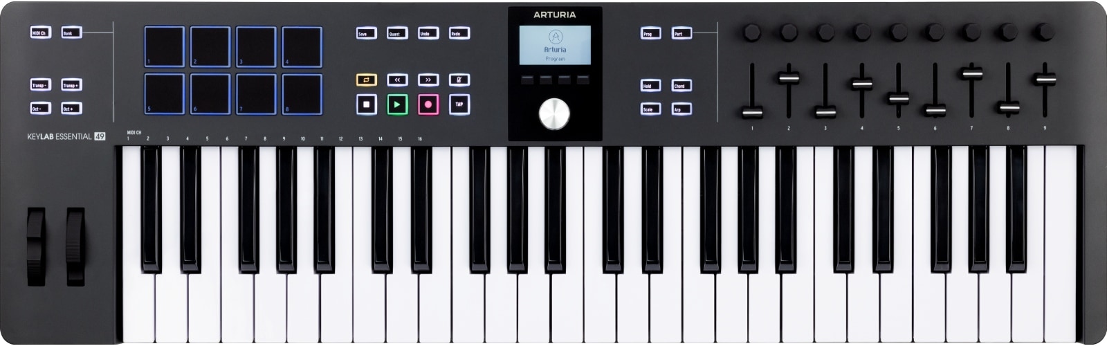 ARTURIA KEYLAB ESSENTIAL 49 MK3 BLACK