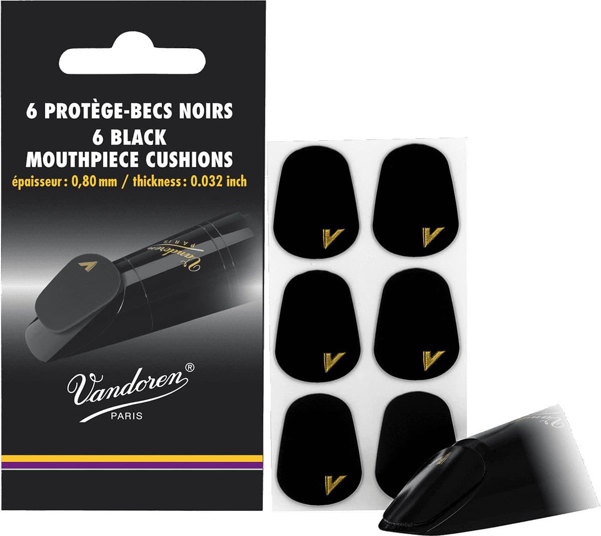 VANDOREN PASTILLES PROTEGE-BEC NOIRES (x6 PIECES)