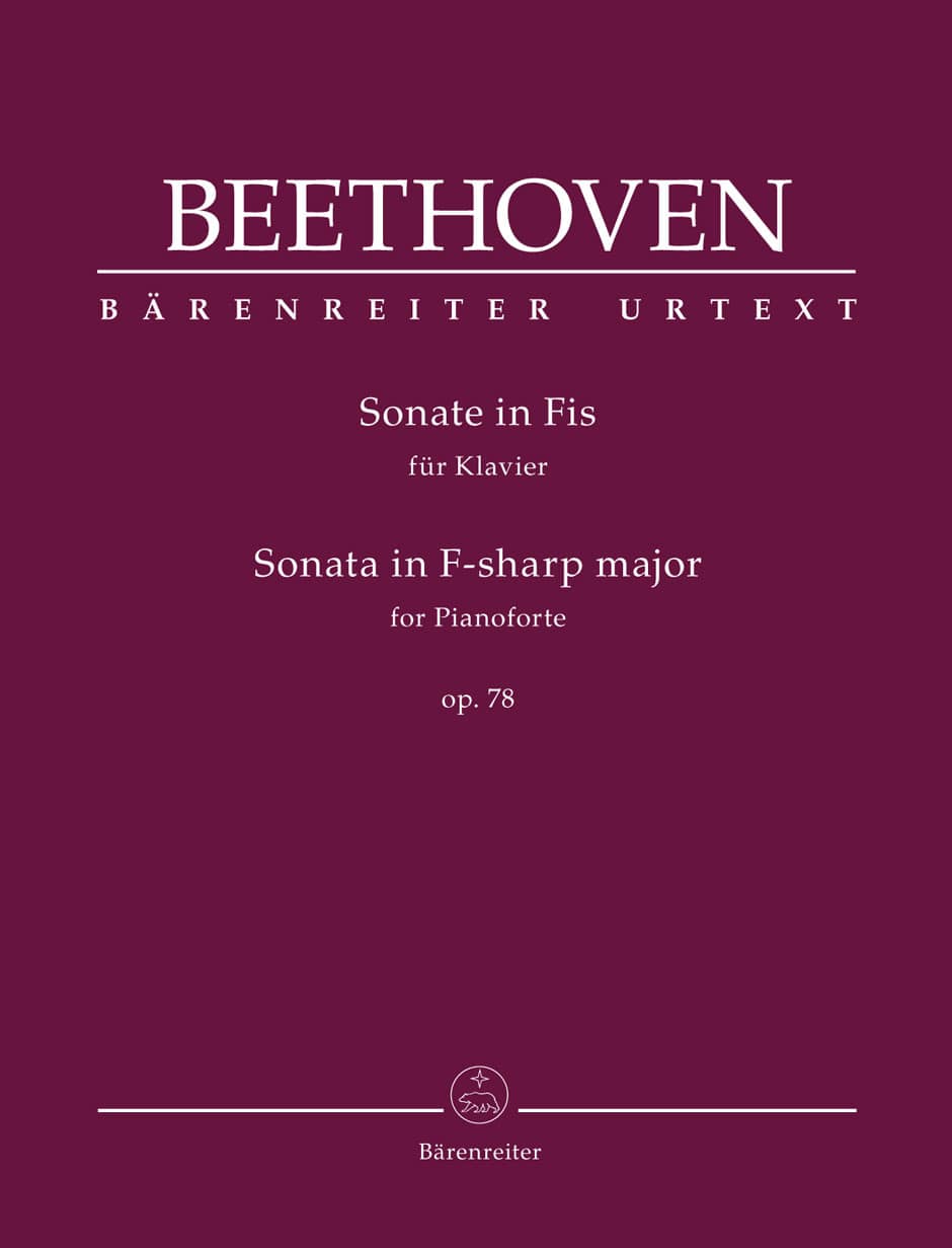 BARENREITER BEETHOVEN - SONATE OP.78 - PIANO