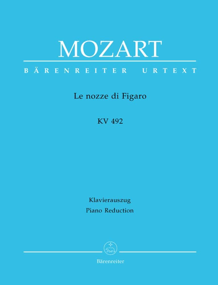 BARENREITER MOZART W.A. - LES NOCES DE FIGARO KV 492 - CHANT, PIANO