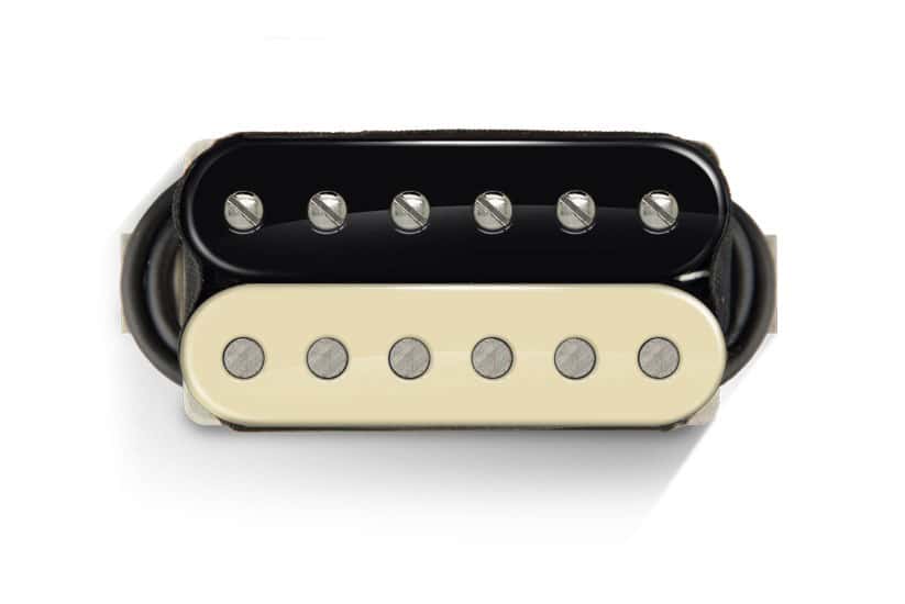 BARE KNUCKLE PICKUPS VHII 6 SET OPEN ZEBRA NICKEL SCREW