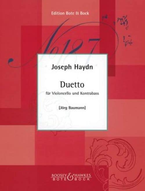 BOTE AND BOCK HAYDN JOSEPH - DUETTO - VIOLONCELLE & CONTREBASSE