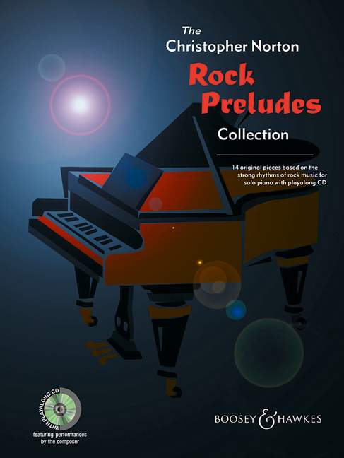 BOOSEY & HAWKES NORTON CHRISTOPHER - ROCK PRELUDES COLLECTION + CD - PIANO 