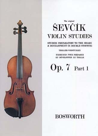 BOSWORTH SEVCIK - ETUDES OP.7 PART 1 - VIOLON