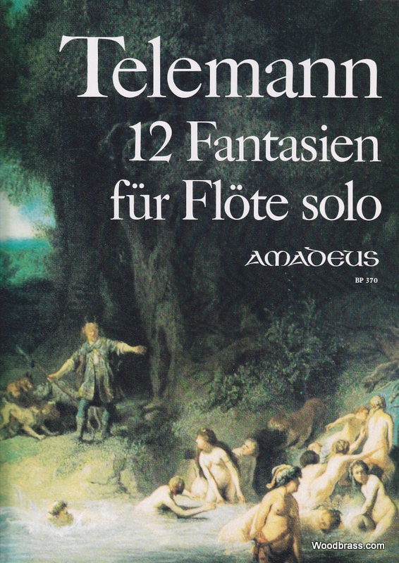 AMADEUS TELEMANN G. PH. - 12 FANTASIEN - FLUTE A BEC ALTO SOLO