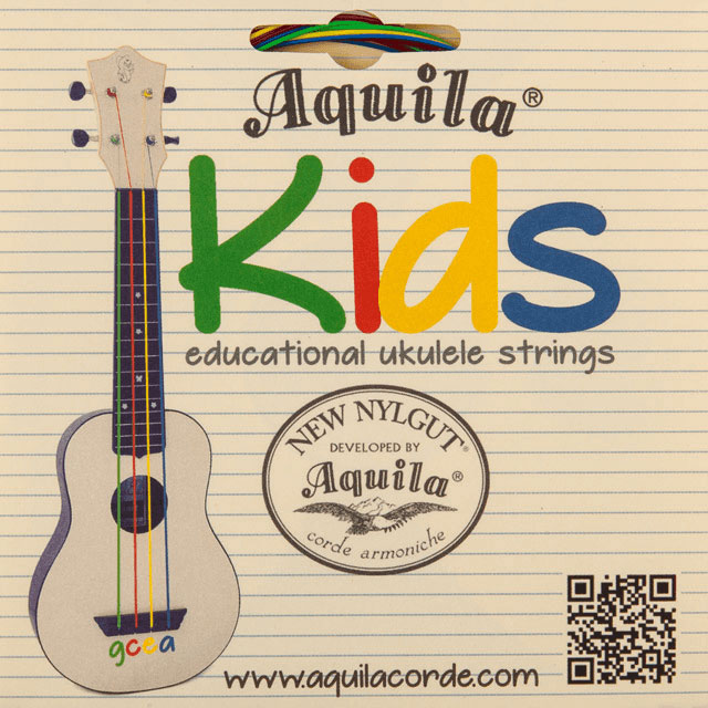 AQUILA 138U JEU UKULELE ENFANT SOPRANO, CONCERT, TENOR, GCEA, SOL AIGU + METHODE