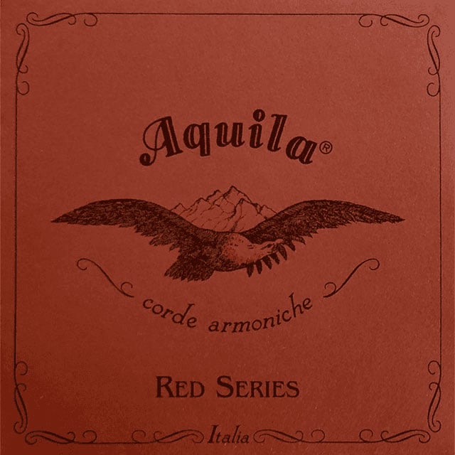 AQUILA REDS JEU MANDOLINE NAPOLITAINE EE,AA,DD,GG, SOL FIL ROUGE