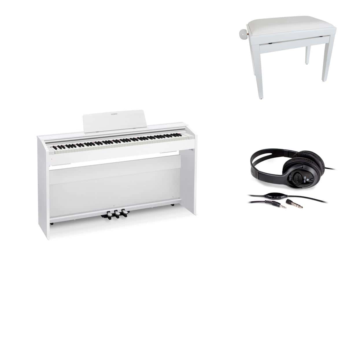 CASIO FULLPACK PRIVIA PX-870WE BLANC