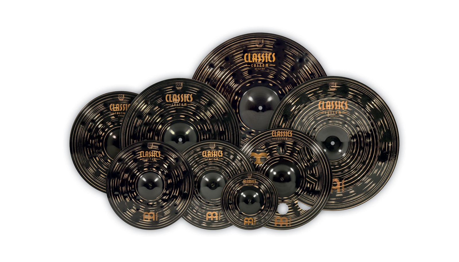 MEINL SET CLASSIC CUSTOM DARK 10/14/16/18/16/18/20