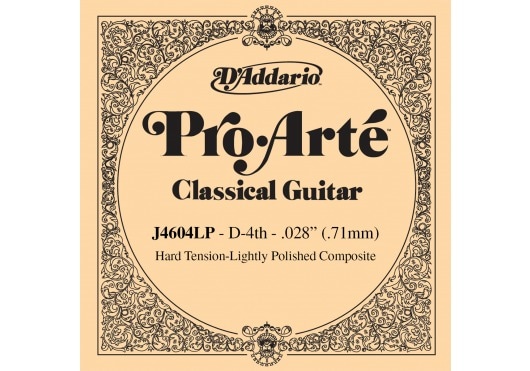 D'ADDARIO AND CO J4604LP PRO-ARTE COMPOSITE HARD FOURTH STRING