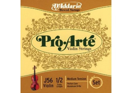 D'ADDARIO AND CO 1/2 PRO ARTE VIOLON JEU DE CORDES MEDIUM/RE FILE