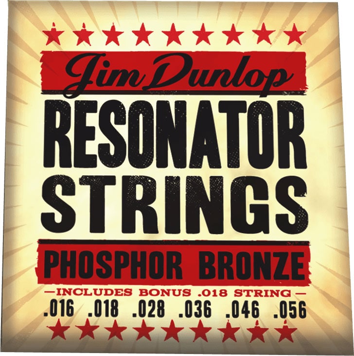 JIM DUNLOP DOP1656 PHOSPHOR BRONZE RESONATOR 16-56