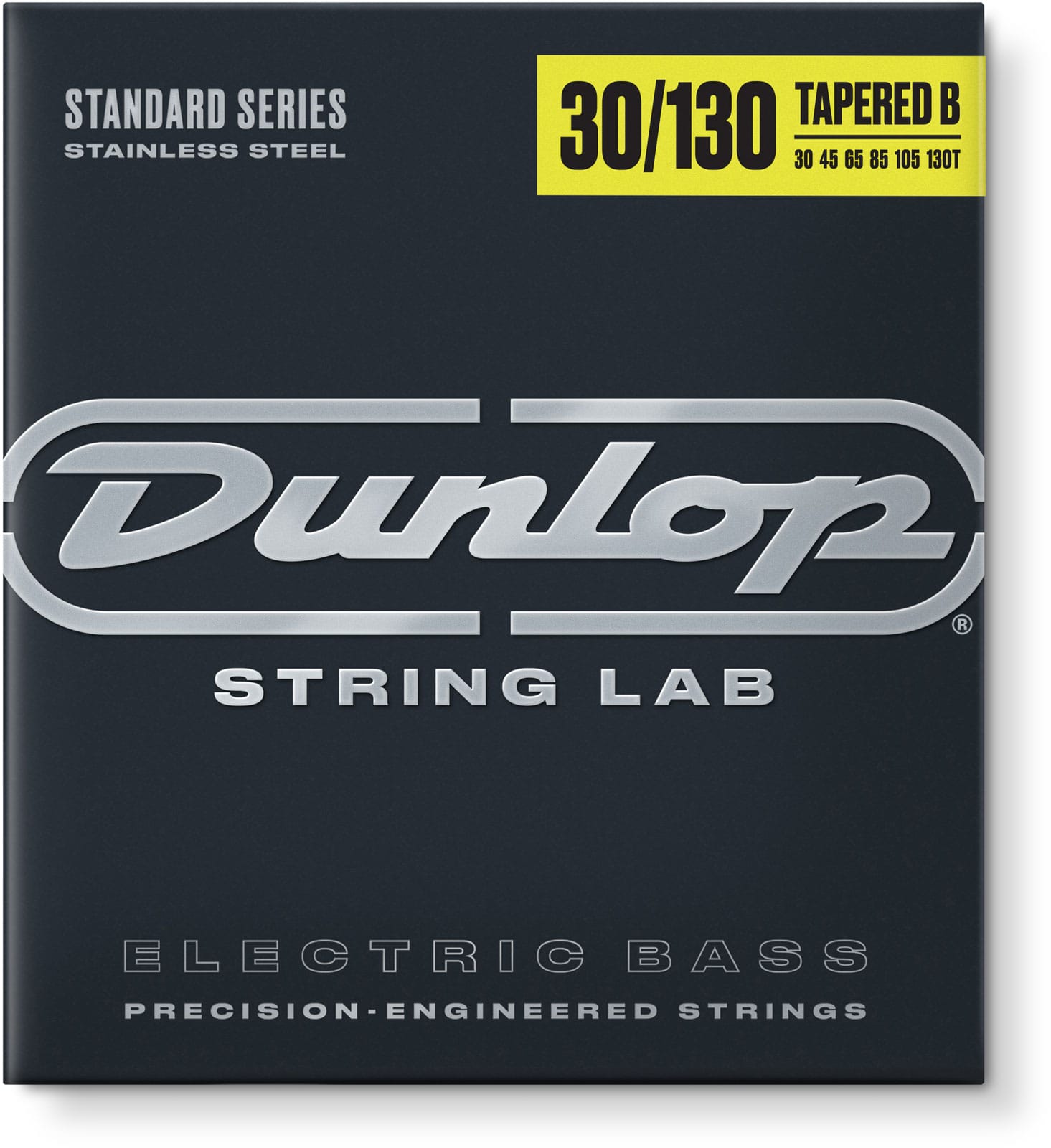 JIM DUNLOP STAINLESS STEEL TAPERED 6 CORDES 30-130