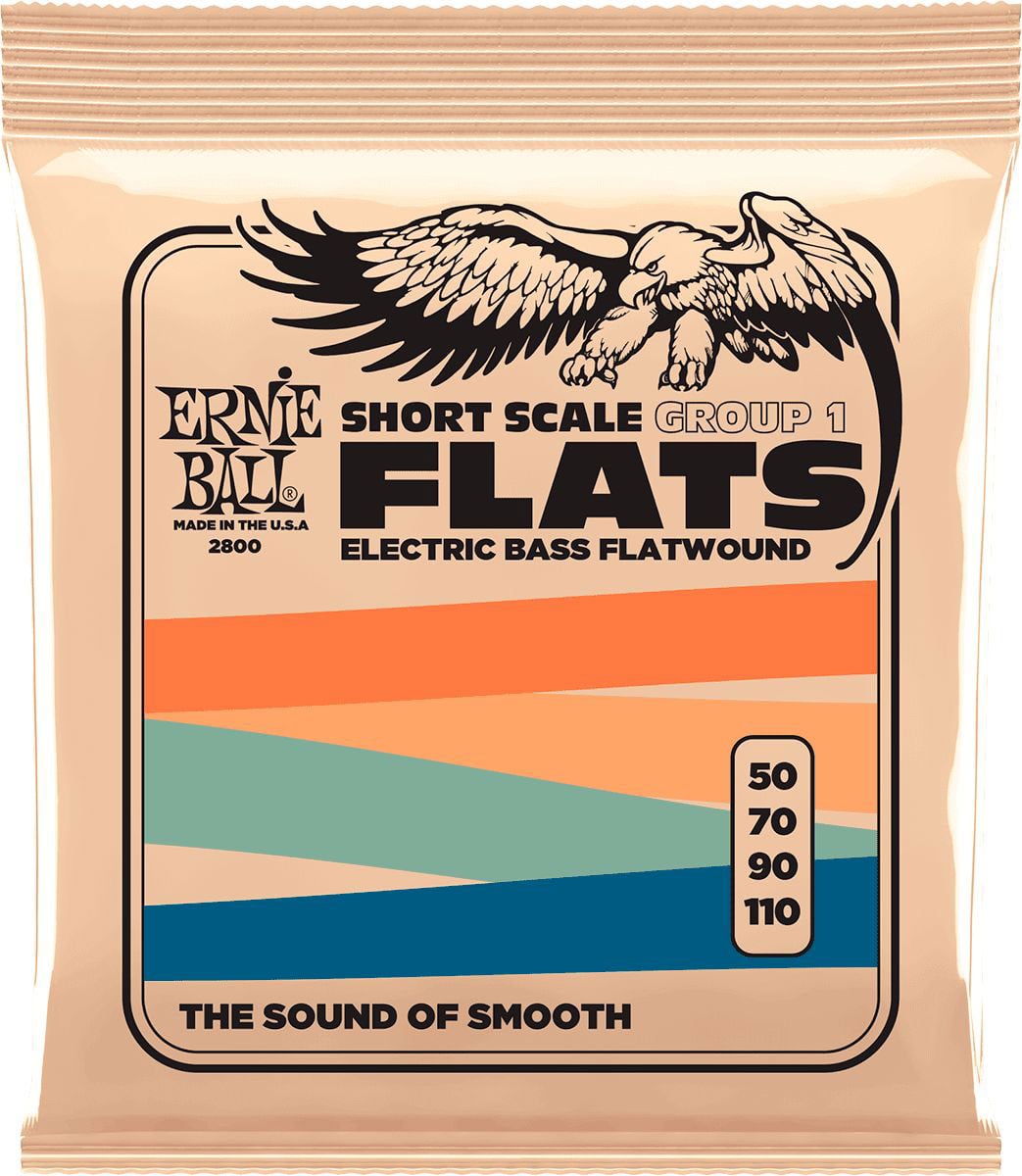 ERNIE BALL 2800 FLATS GROUP 1 SHORT SCALE 50-110