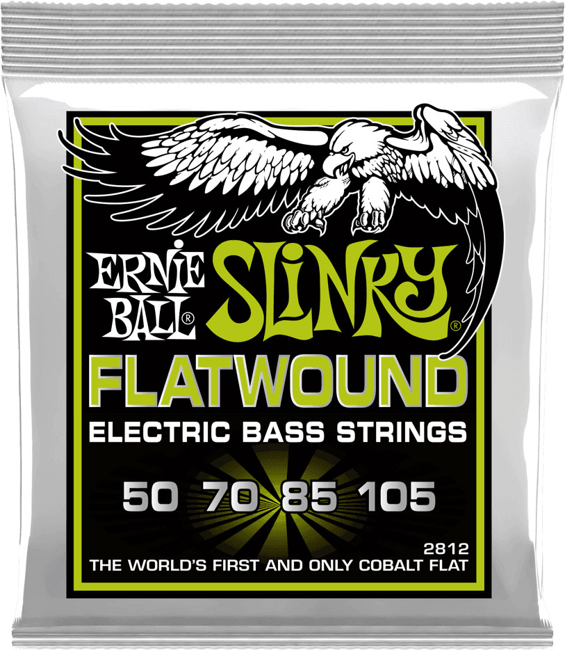 ERNIE BALL 2812 FLATWOUND REGULAR SLINKY 50-105