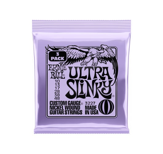 ERNIE BALL 3227 ULTRA SLINKY 10-48 PACK DE 3