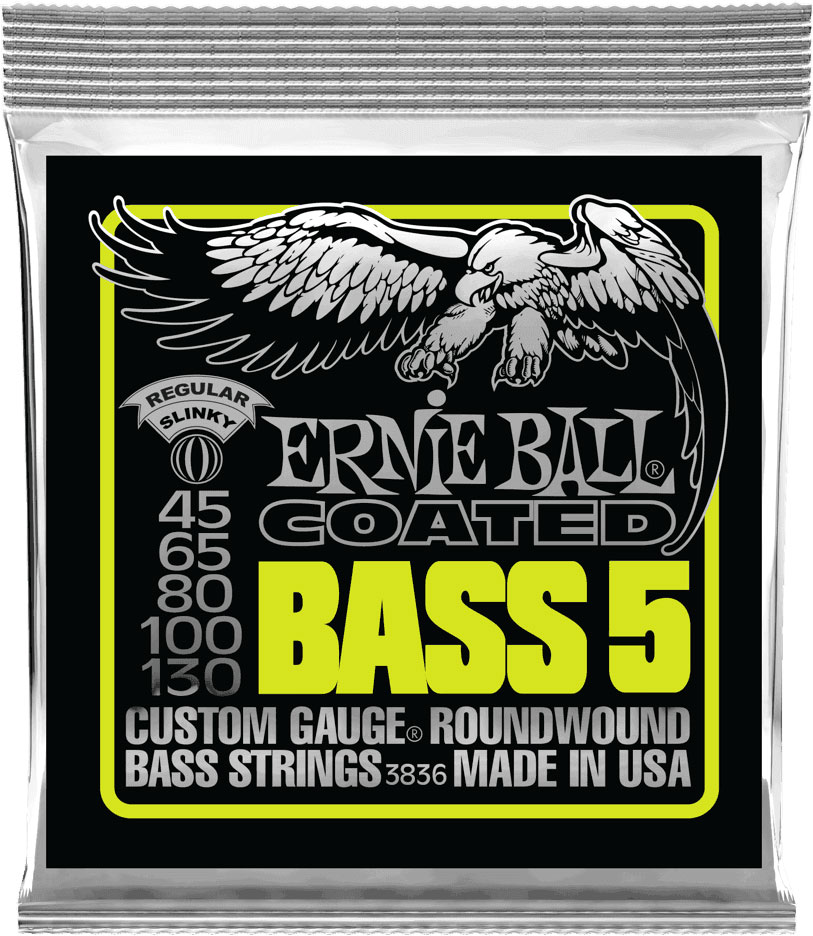 ERNIE BALL 3836 COATED BASS SLINKY 5C 45-130