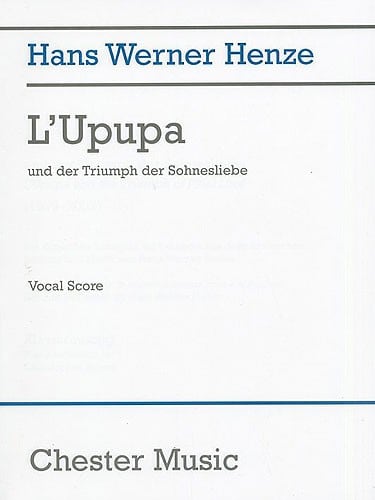 CHESTER MUSIC L'UPUPA UND DER TRIUMPH DER SOHNESLIEBE - OPERA