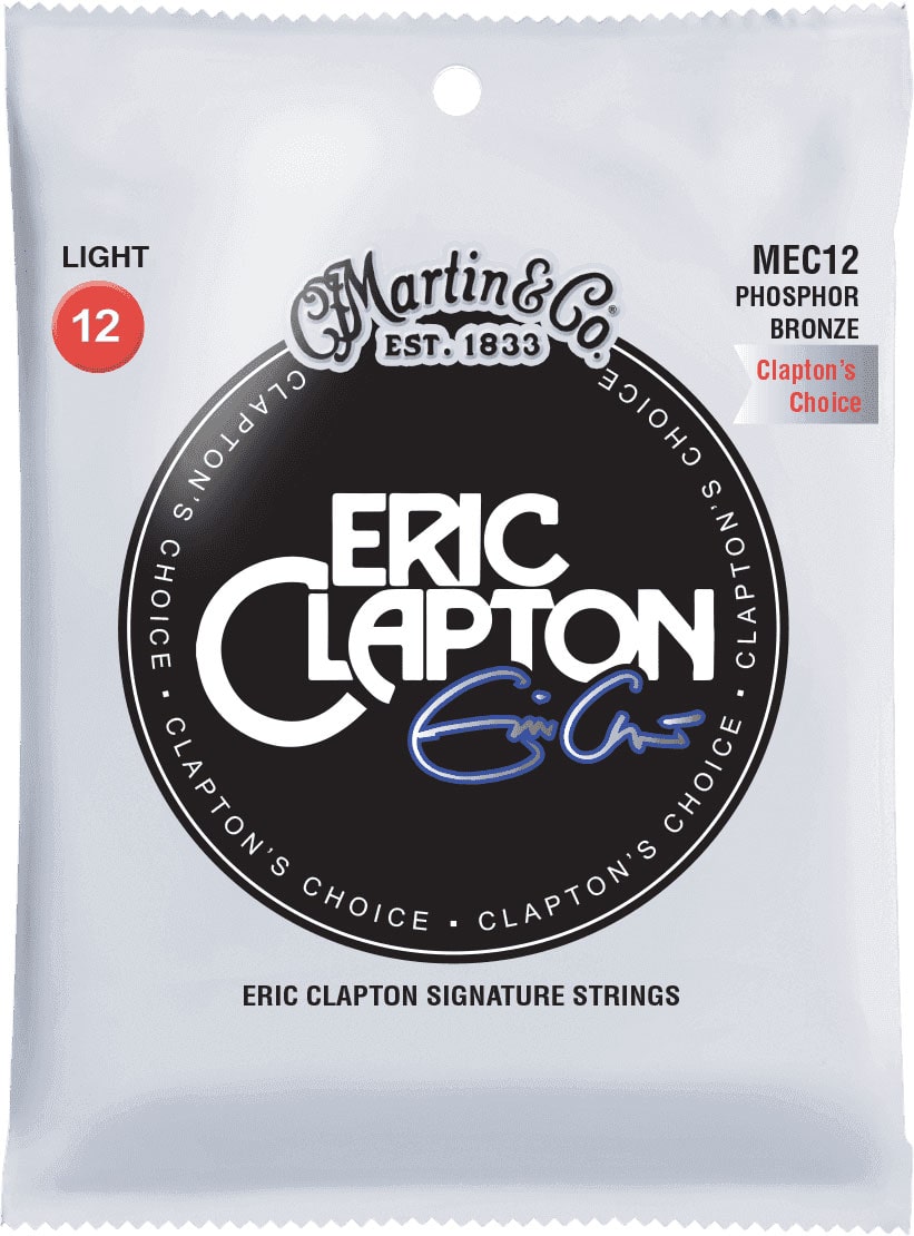 MARTIN & CO MEC12 ERIC CLAPTON PHOSPHOR BRONZE LIGHT 12-54