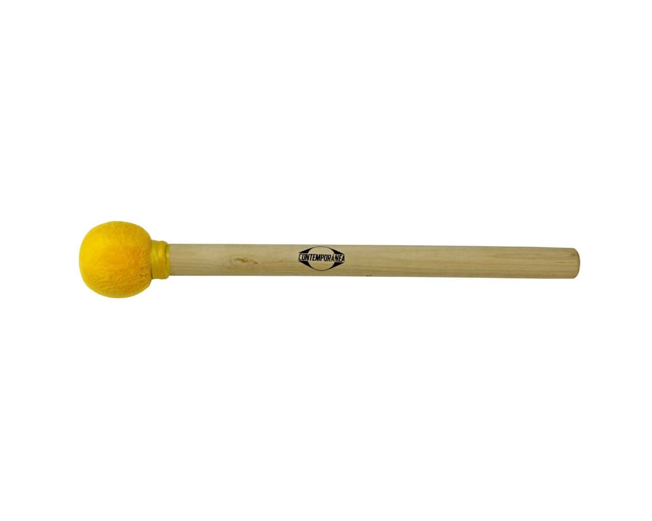 CONTEMPORANEA G-BS01Y - MAILLOCHE DE SURDO JAUNE BOIS 35CM 