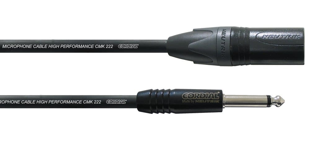 CORDIAL CBLE AUDIO XLR MALE/JACK MONO 5 M