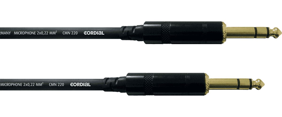 CORDIAL CBLE AUDIO STRO JACK 6 M