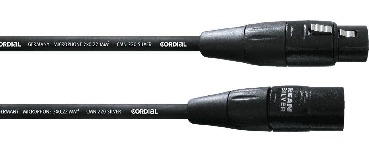 CORDIAL CBLE MICRO XLR 20 M