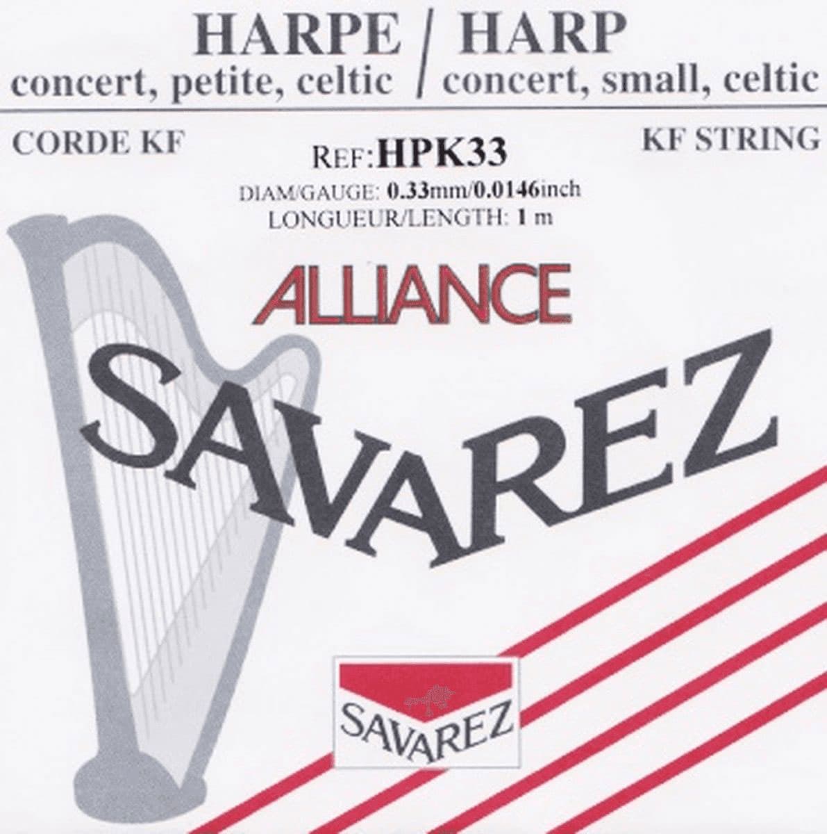 SAVAREZ CORDE HARPE ALLIANCE DIAMETRE 0,33MM