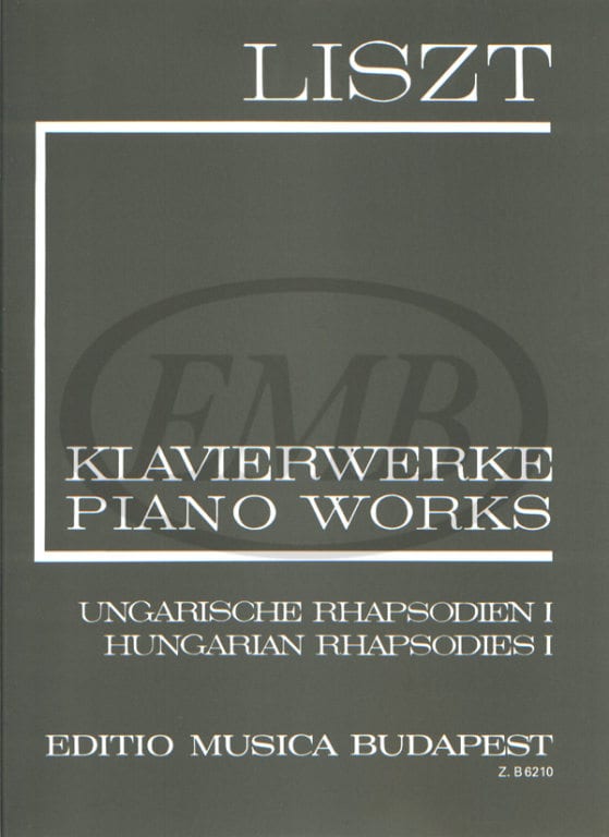 EMB (EDITIO MUSICA BUDAPEST) LISZT FRANZ - RHAPSODIES HONGROISES VOL.1 - PIANO