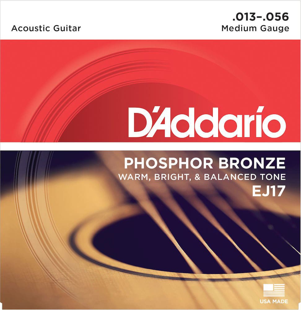 D'ADDARIO AND CO EJ17 PHOSPHOR BRONZE MEDIUM 13-56