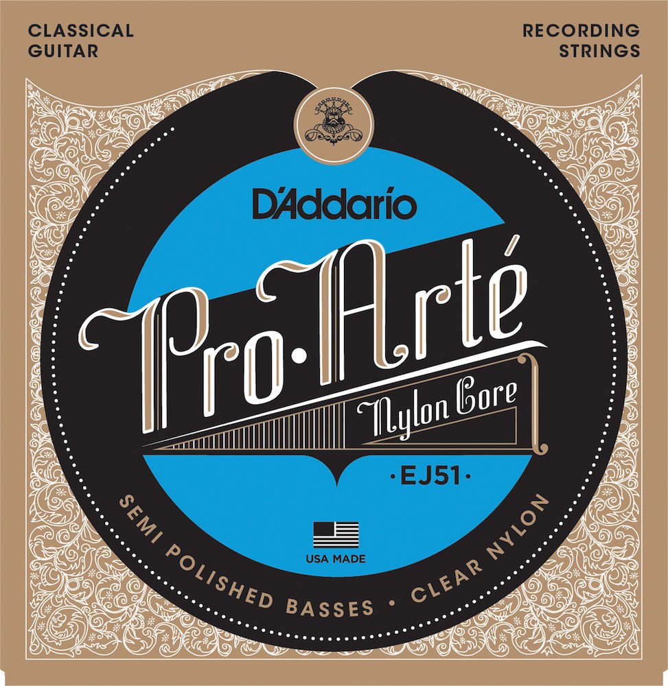 D'ADDARIO AND CO EJ51 PRO-ARTE NYLON CORE RECORDING STRINGS