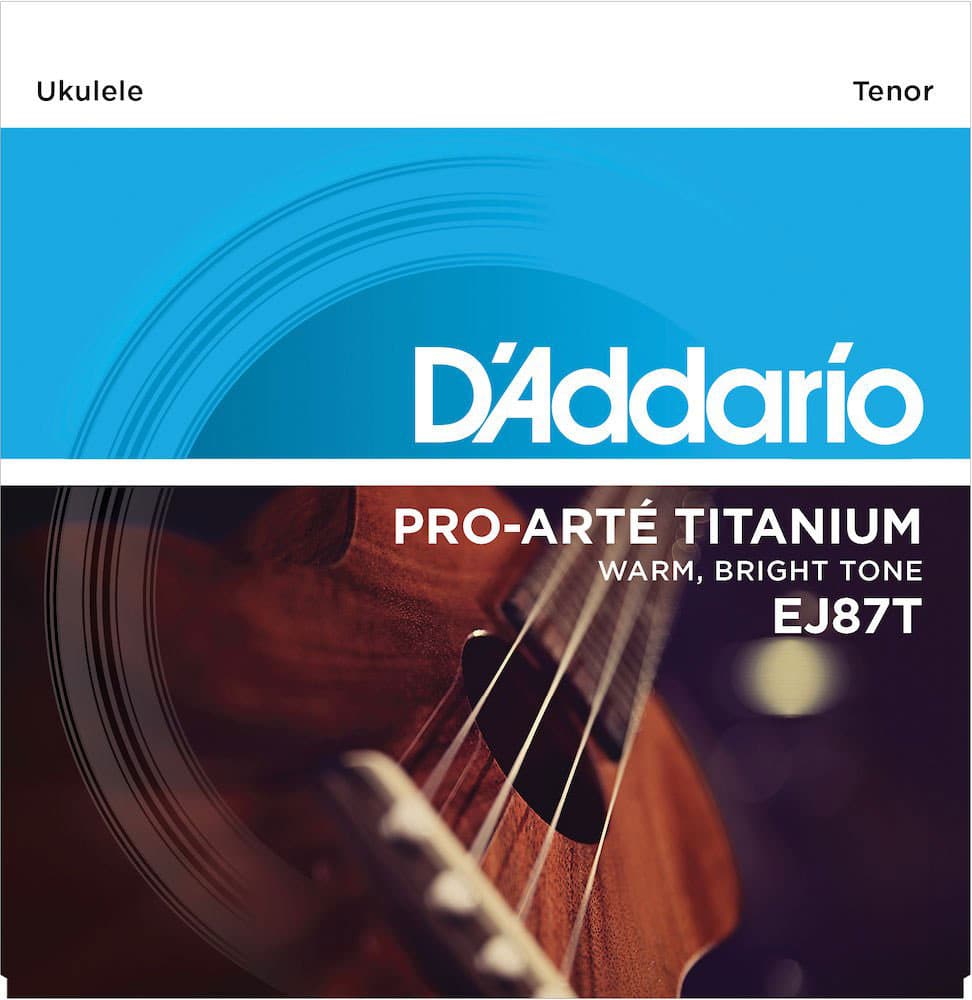 D'ADDARIO AND CO EJ87T TITANIUM UKULELE STRINGS TENOR