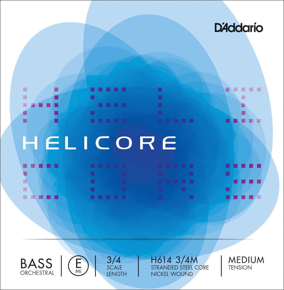 D'ADDARIO AND CO 3/4 HELICORE ORCHESTRAL CORDE MI MEDIUM/FILE NICKEL