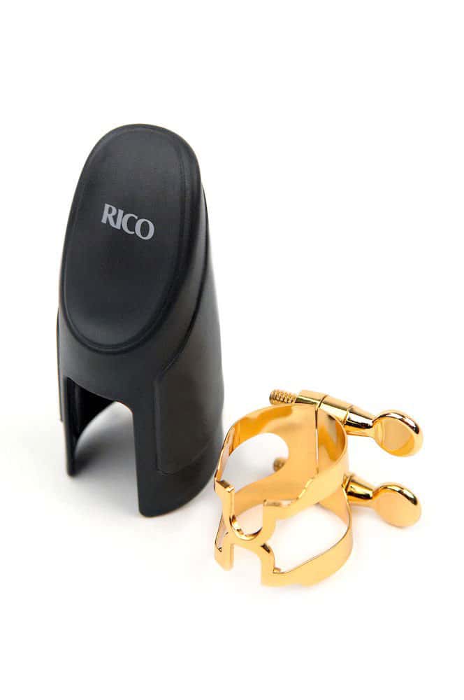 D'ADDARIO - RICO LIGATURE H ET COUVRE-BEC SAXOPHONE SOPRANO DOR