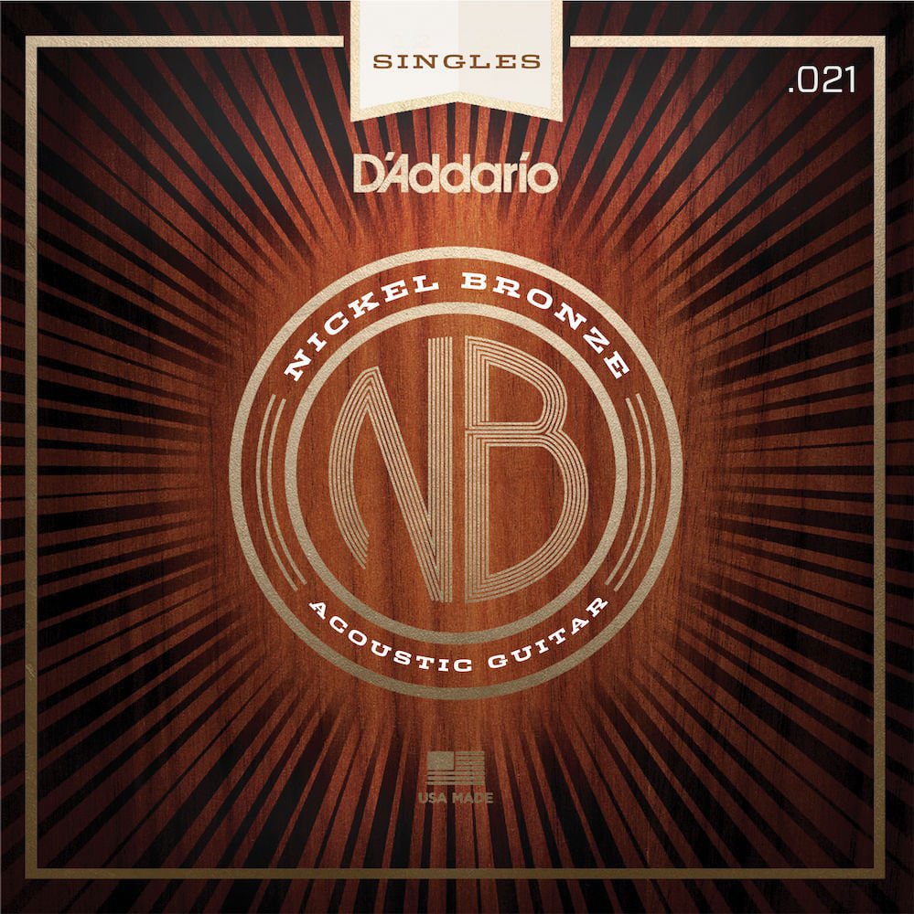 D'ADDARIO AND CO CORDE NB021 FILET NICKEL BRONZE 21