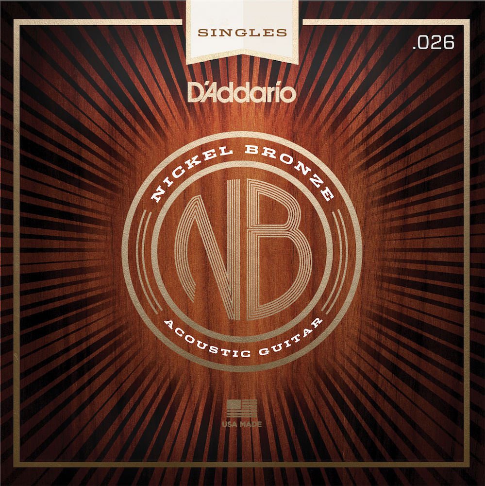 D'ADDARIO AND CO CORDE NB026 FILET NICKEL BRONZE 26