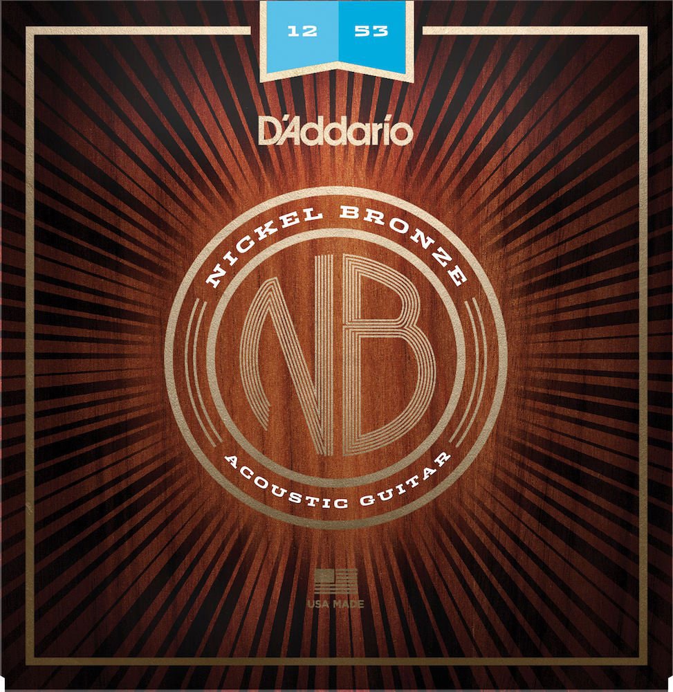 D'ADDARIO AND CO NB1253 NICKEL BRONZE LIGHT 12-53