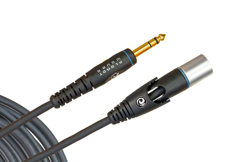 D'ADDARIO AND CO CUSTOM SERIES XLR MALE TO 1/4 INCH 10 FEET