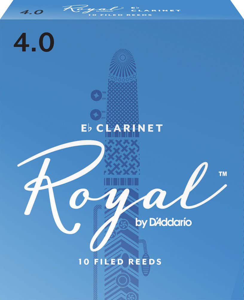 D'ADDARIO - RICO RBB1040 - ANCHES RICO ROYAL CLARINETTE Sib, FORCE 4.0, PACK DE 10