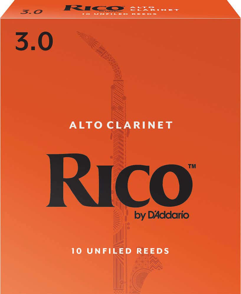 D'ADDARIO - RICO RDA1030 - ANCHES CLARINETTE ALTO RICO , FORCE3 (PACK DE10)