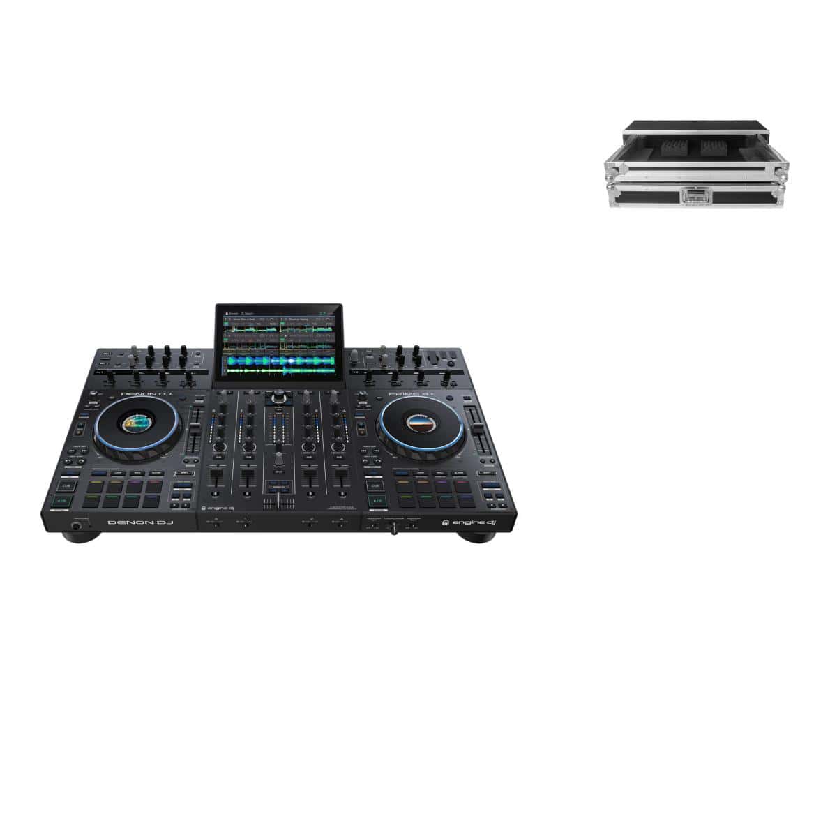 DENON DJ PACK PRIME 4 + ET FLIGHT CASE