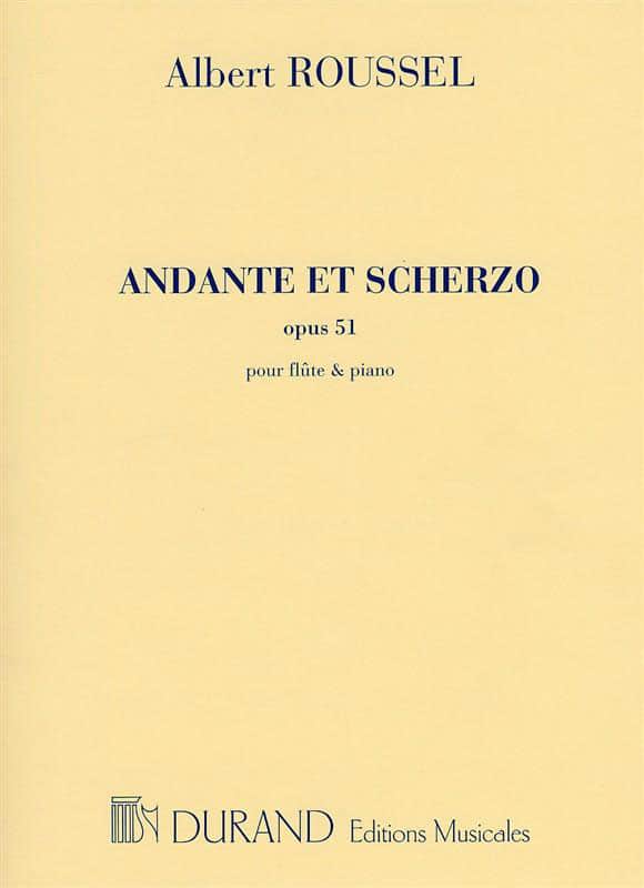 DURAND ROUSSEL - ANDANTE ET SCHERZO OP 51 - FLUTE ET PIANO