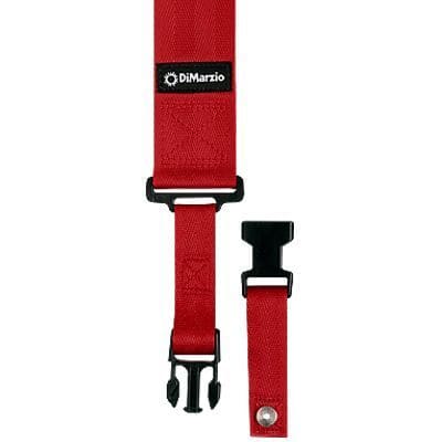 DIMARZIO DD2200RD NYLON CLIPLOCK ROUGE