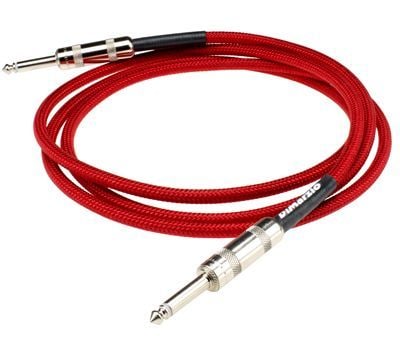 DIMARZIO EP1715SSRD CABLE JACK 4,5M ROUGE