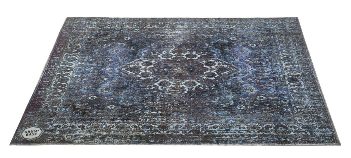 DRUM N BASE VP130-BLU TAPIS VINTAGE PERSIAN 1.30 X 0.90M ANTIDERAPANT BLUE