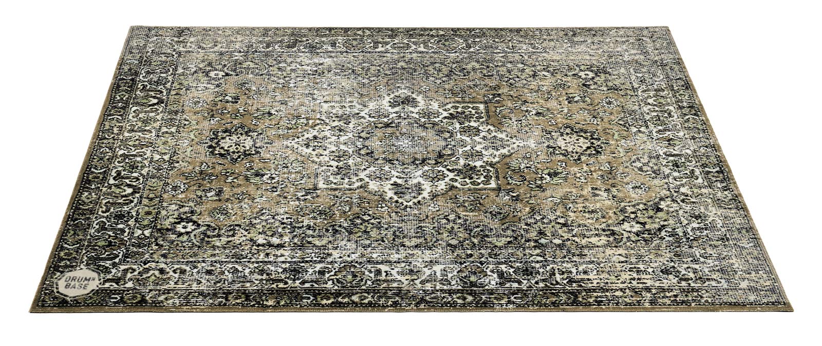 DRUM N BASE TAPIS VINTAGE PERSIAN 1.85 X 1.60M ANTIDRAPANT - GREEN