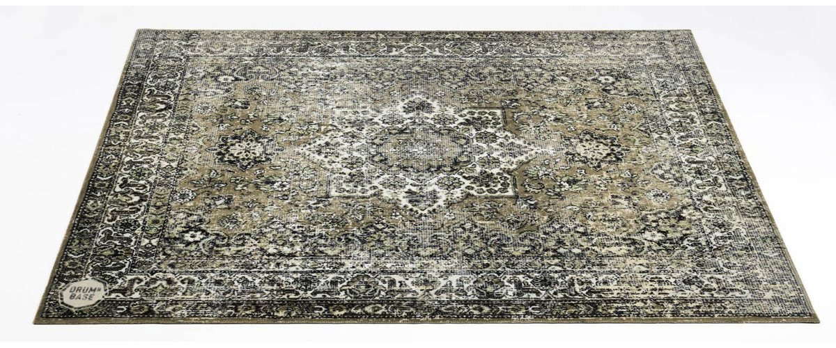 DRUM N BASE VPCLB-GRN TAPIS VINTAGE PERSIAN CLUB SERIES 1.63 X 1.42M ANTIDERAPANT GREEN