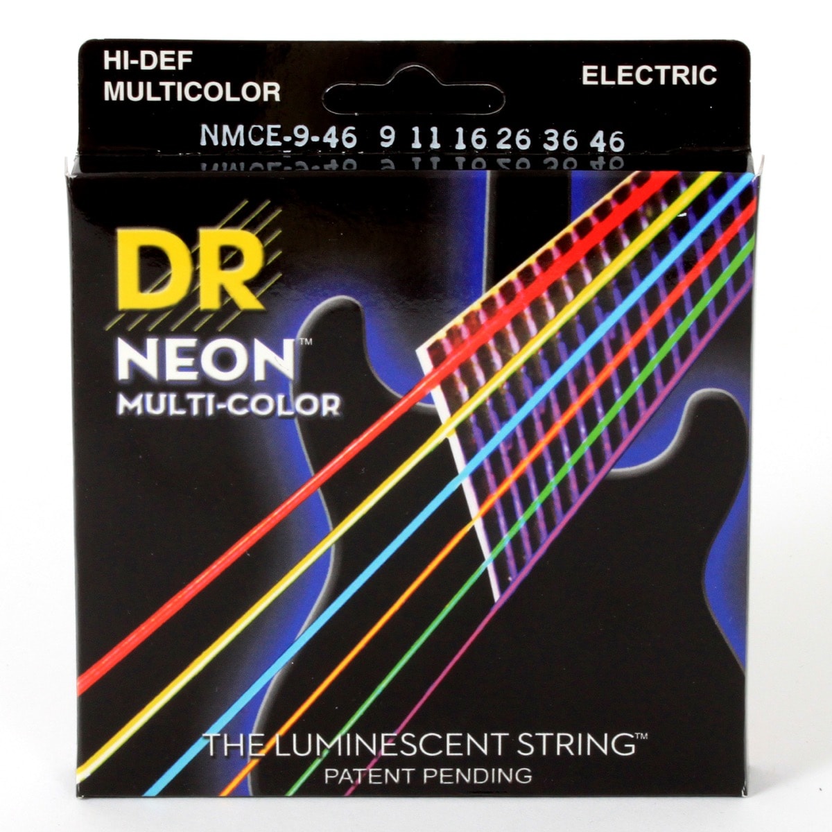 DR STRINGS NMCE-9/46 NEON MULTI-COLOR 9-46